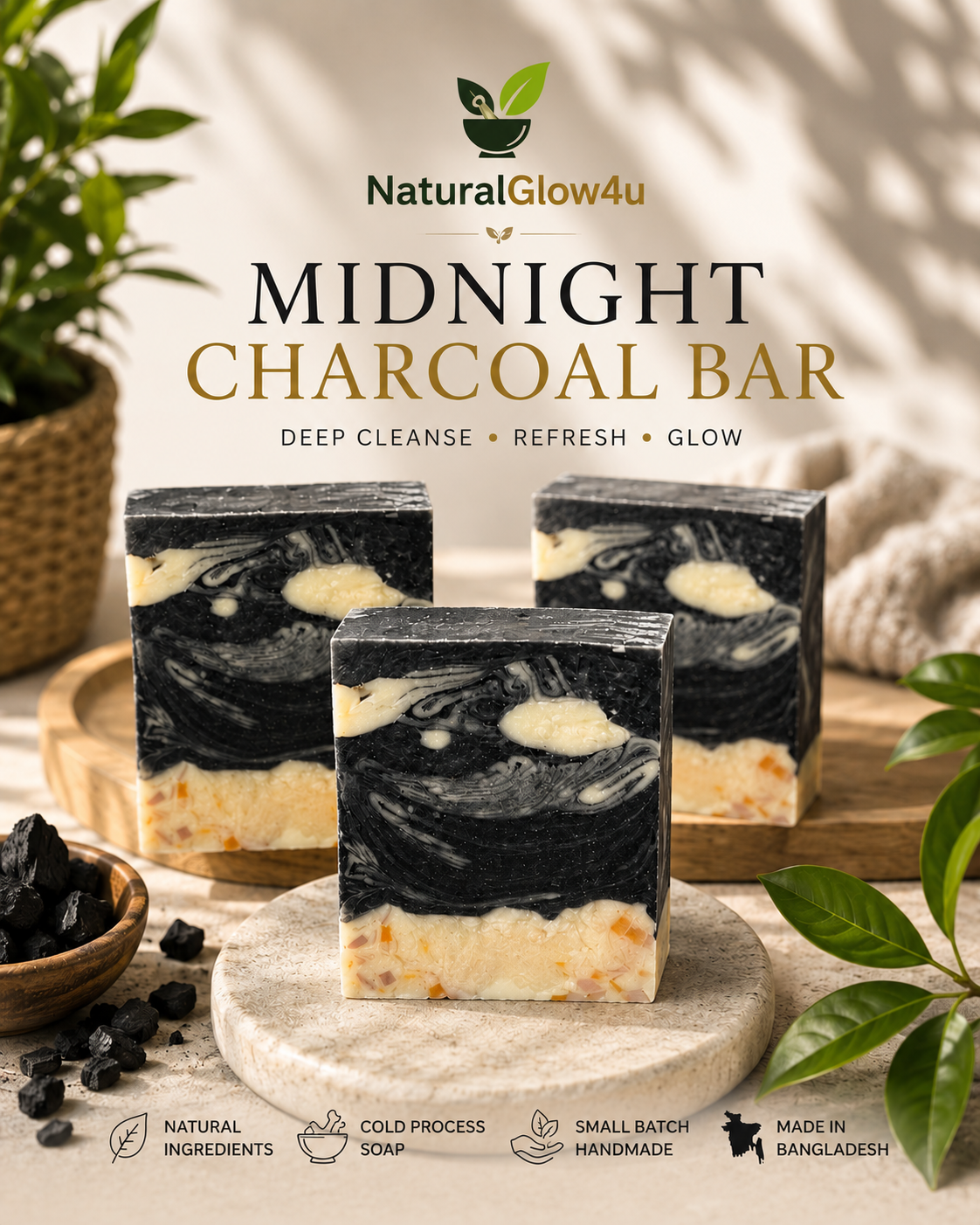 Midnight Charcoal Bar- OUT OF STOCK