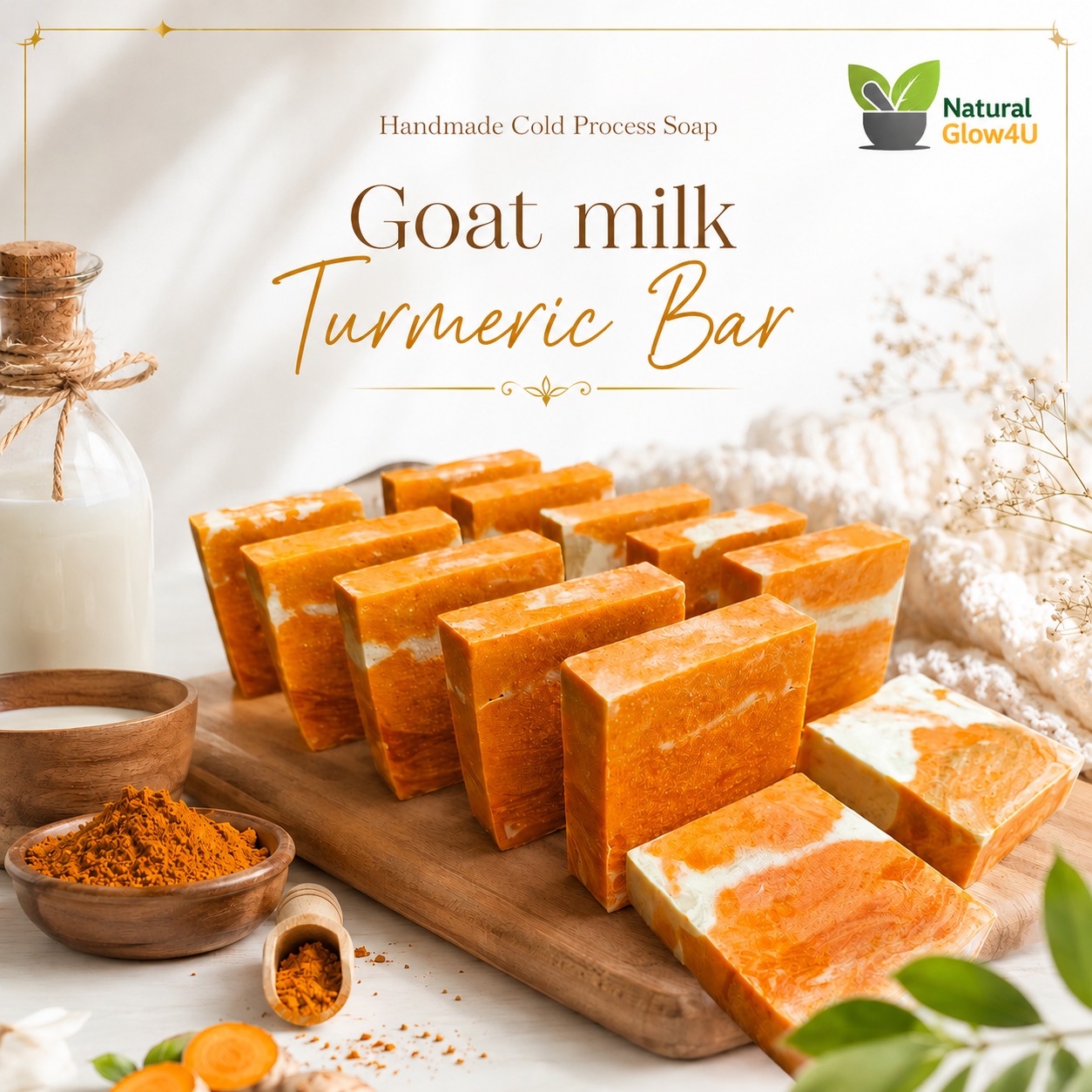 Goat Milk Turmeric Bar - OUT OF STOCK