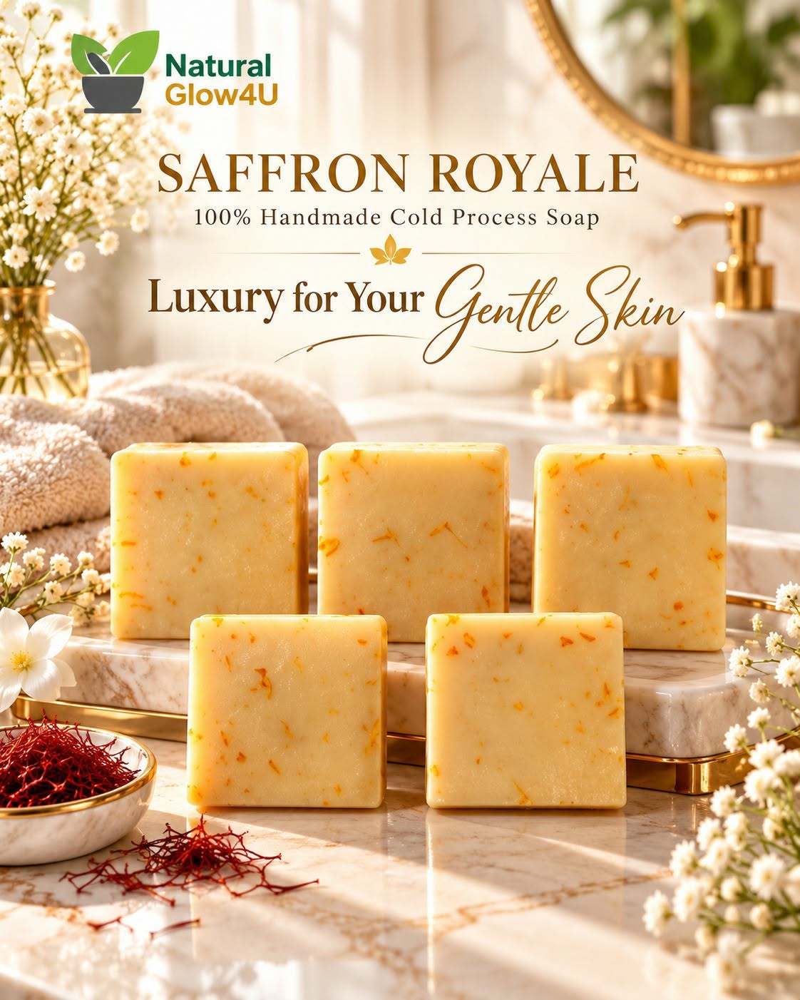 Saffron Royale handmade soap Bangladesh